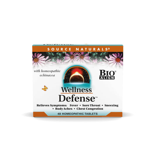 Pre-Order | Arrives in 5–10 Days – Source Naturals Wellness Defense - 48 Tablets