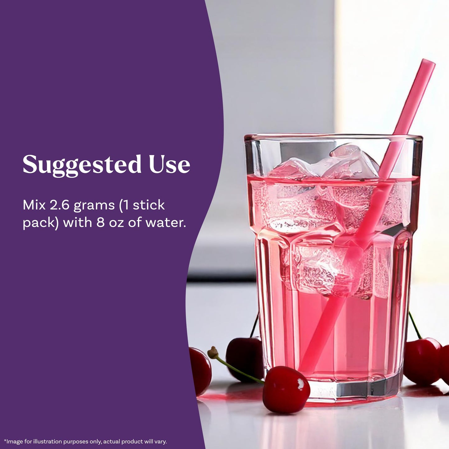 Natrol Sleep & Restore Calming Drink Mix with Magnesium Glycinate, Magnesium Sleep Aid, Melatonin-Free, Cherry, 10 Stick Packs