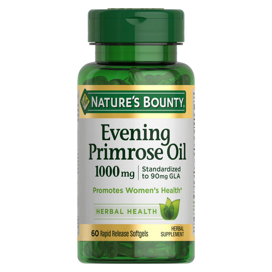 Nature's Bounty Primrose Oil Pills, 1000mg 60Ct