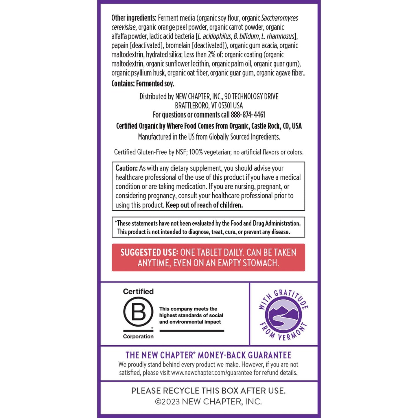 New Chapter Women's Multivitamin 50 Plus for Cellular Energy, Heart & Immune Support with 20+ Nutrients + Astaxanthin - Every Woman's One Daily 55+, Gentle on The Stomach, 72 Count