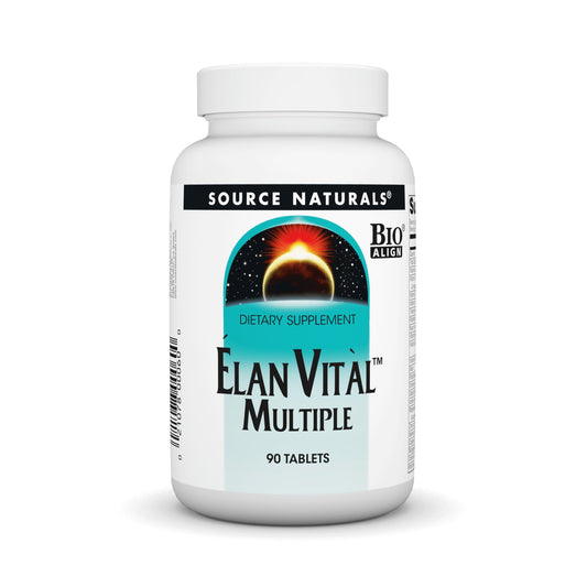 Pre-Order | Arrives in 5–10 Days – Source Naturals Elan Vital Multiple, for Multiple Body System Support* - 90 Tablets