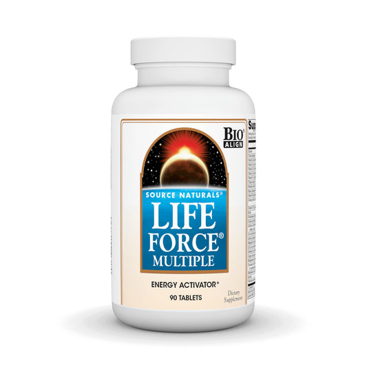 Pre-Order | Arrives in 5–10 Days – Source Naturals Life Force Multiple Daily Multivitamin High Potency Essential Vitamins, Minerals, Antioxidants & Nutrients - Energy & Immune Boost - 90 Tablets