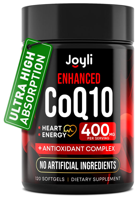 Pre-Order | Arrives in 5–10 Days – CoQ10 400mg Softgels - High Absorption Co Q10, 400mg Softgels for Heart Health & Energy Production - Enhanced Co Q 10 Supplement with Antioxidants and Flaxseed Oil - CoQ10 400 mg per Serving