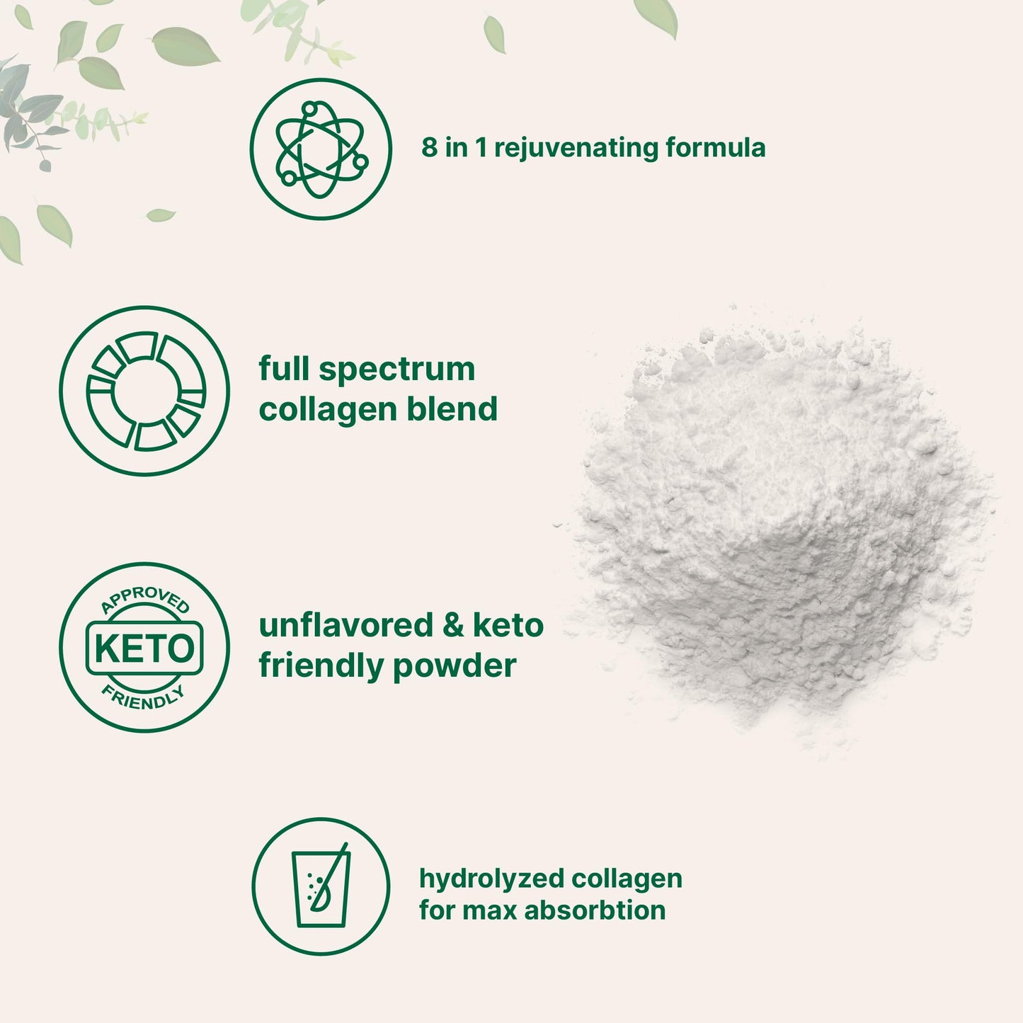 Pre-Order | Arrives in 5–10 Days – Multi Collagen Peptides Powder, 907g, 2lb  - Hydrolyzed Protein Peptides | Type I,II,III,V,X with Hyaluronic Acid, Biotin & Vitamin C - Unflavored - Keto & Paleo Friendly, Ez Mix in Drinks