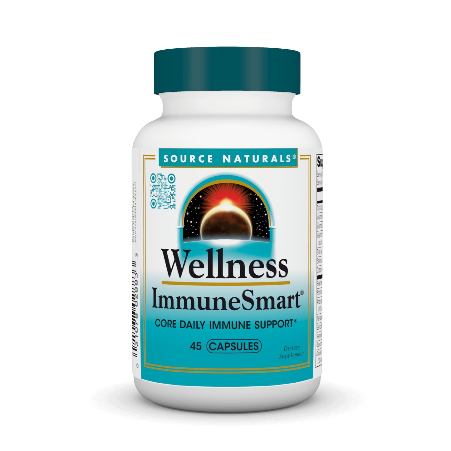 Source Naturals Wellness ImmuneSmart - Core Daily Immune Support* - 45 Capsules