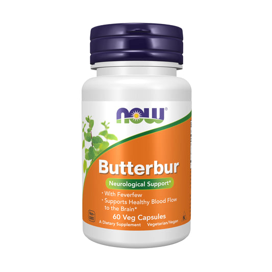 Pre-Order | Arrives in 5–10 Days – NOW Foods Butterbur, 60 Vegetable Capsule (2 Pack)