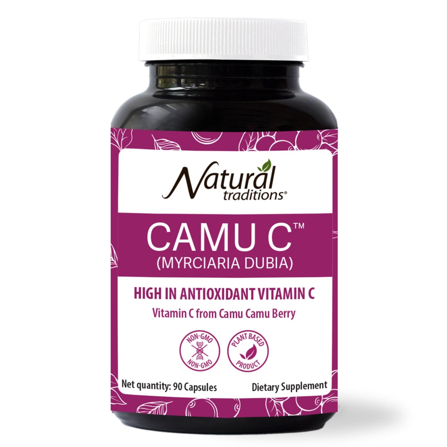 Natural Traditions Camu C Capsules, 90 caps, 500mg Each