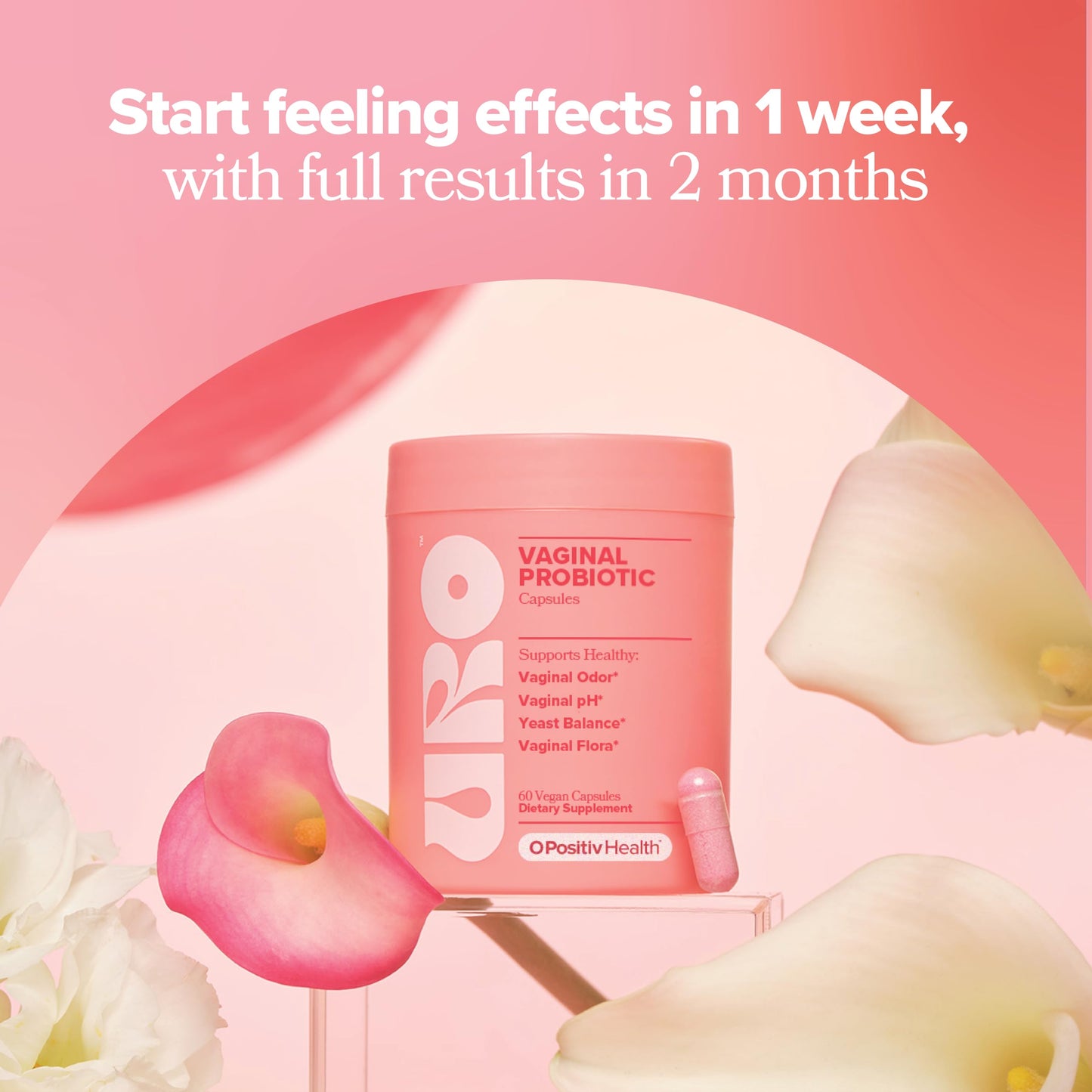 O Positiv URO Vaginal Probiotic and URO Boric Acid Vaginal Suppository Bundle