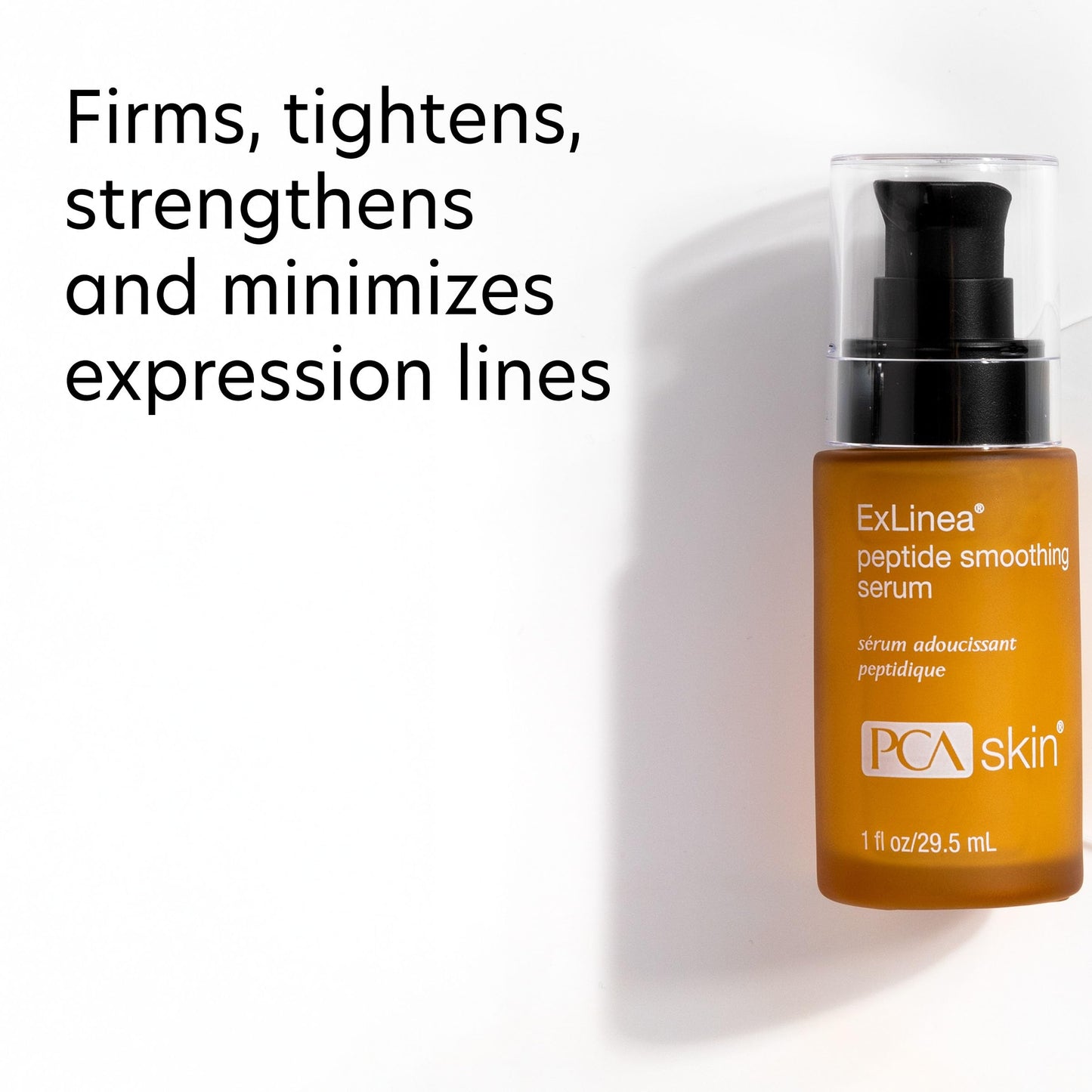 PCA SKIN Hyaluronic Acid Serum for Face - ExLinea Peptide Smoothing Serum, Facial Care Products, Firms Aging Skin, 1.0 fl oz Pump