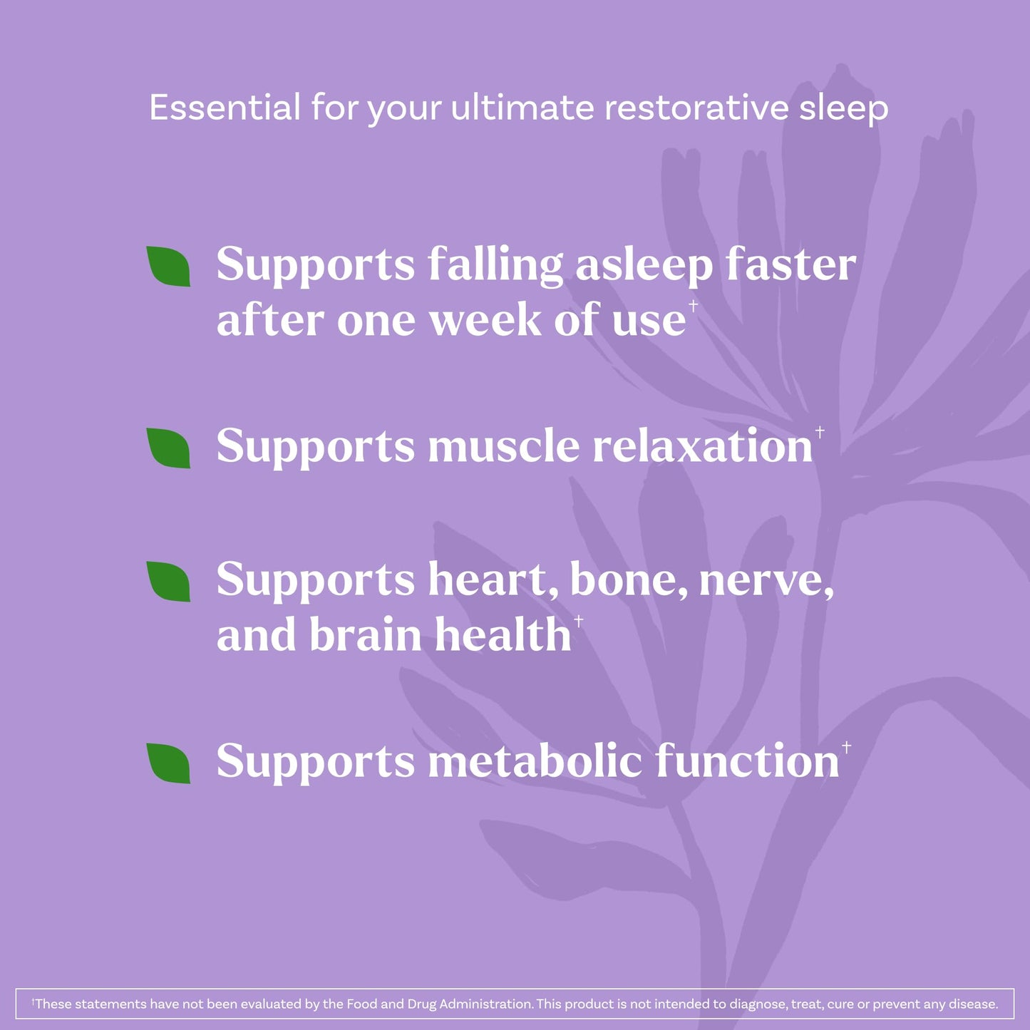 Natrol Sleep & Restore Calming Drink Mix with Magnesium Glycinate, Magnesium Sleep Aid, Melatonin-Free, Cherry, 10 Stick Packs