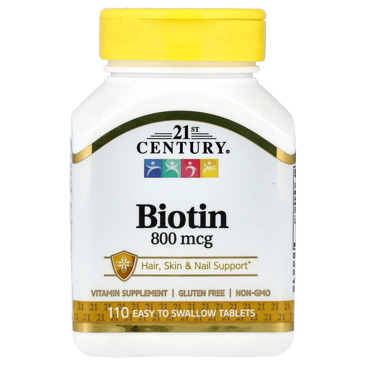 21st Century Biotin 800 mcg - 110 Tablets