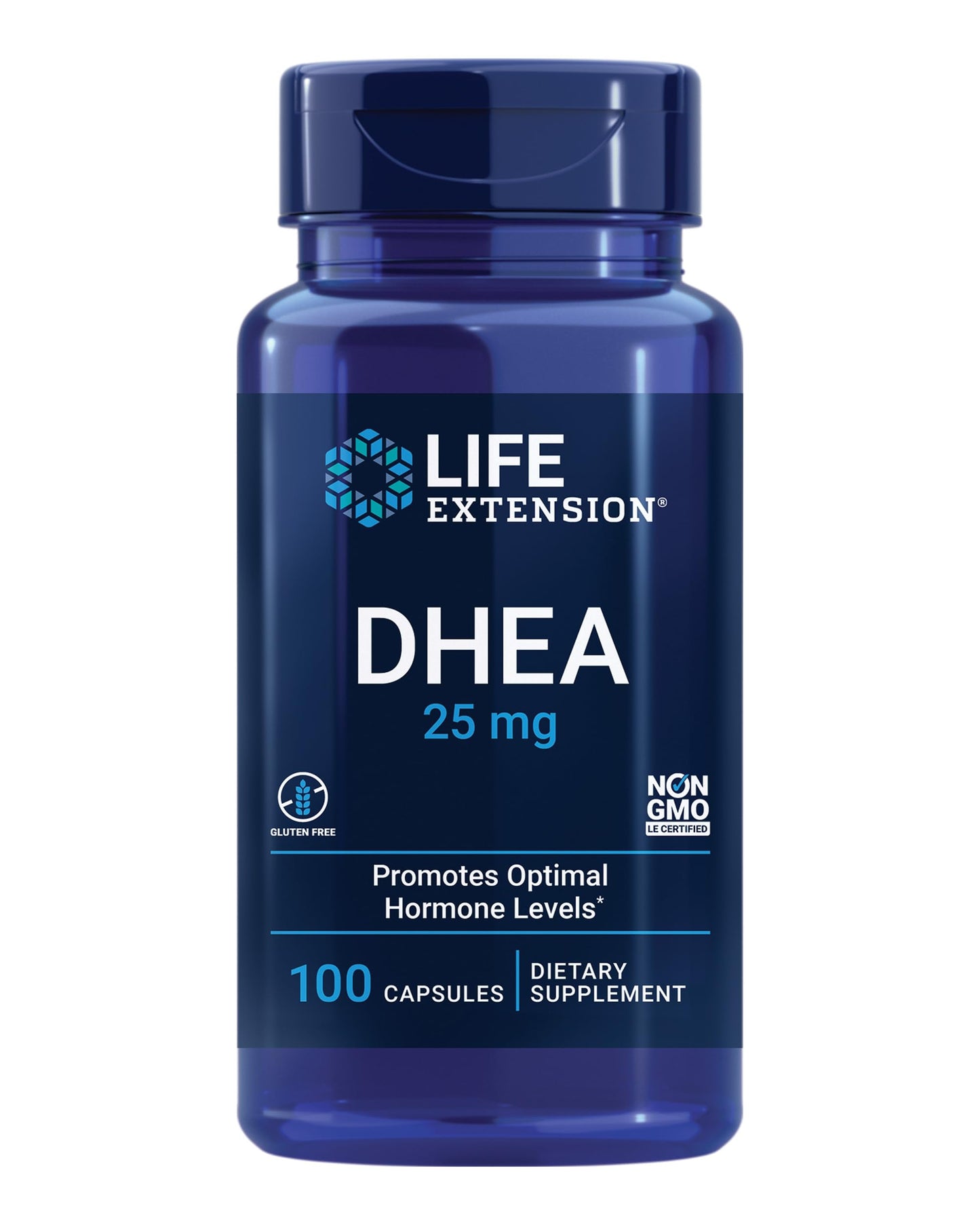 Life Extension Two-Per-Day Multi-Vitamin & Mineral 120 Tablets and DHEA 25mg 100 Capsules Bundle