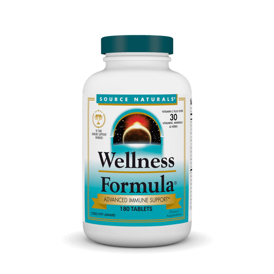 Pre-Order | Arrives in 5–10 Days – Source Naturals Wellness Formula Bio-Aligned Vitamins - Immune System Support Supplement & Immunity Booster* - 180 Tablets