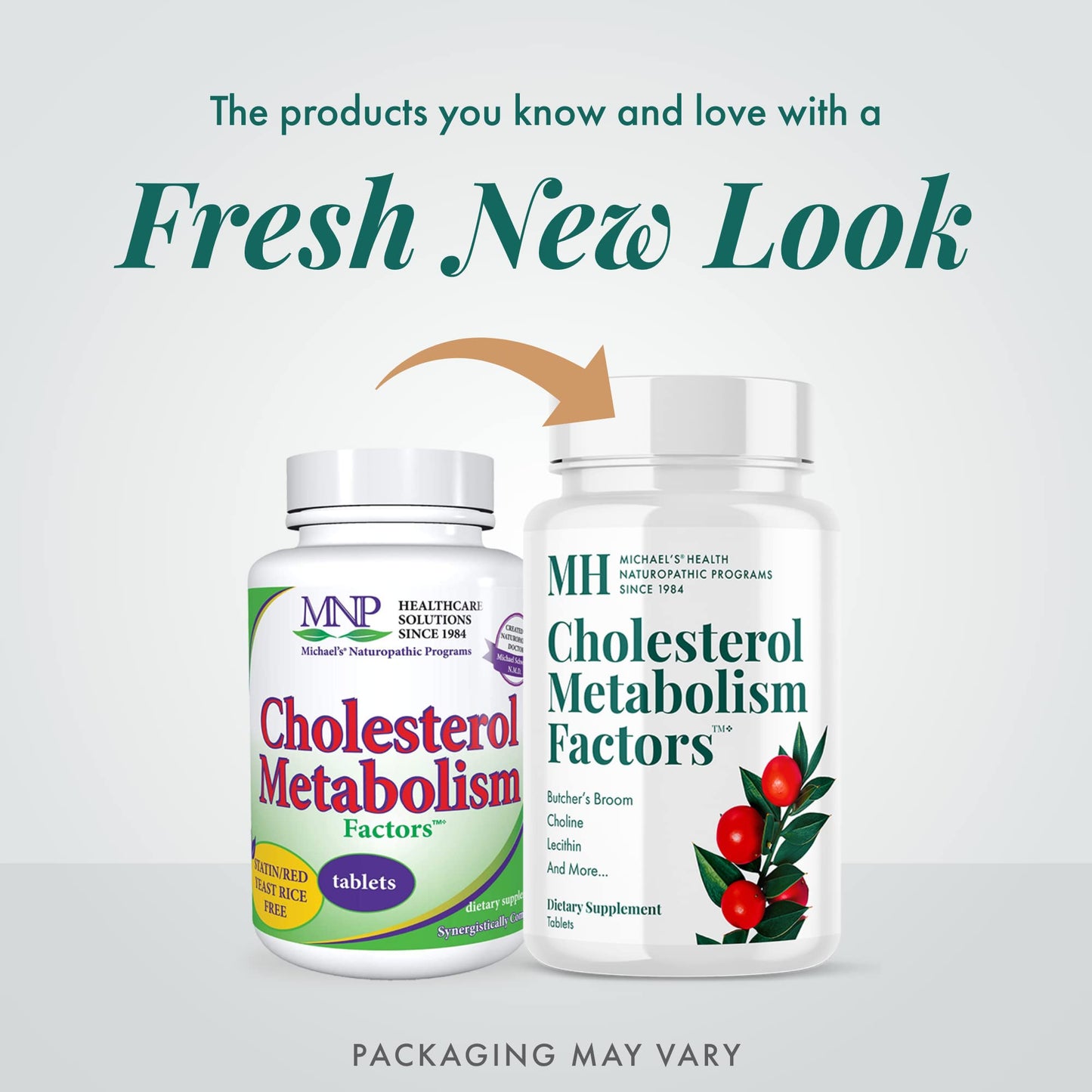 MICHAEL'S Health Naturopathic Programs Cholesterol Metabolism Factors - 90 Tablets - Helps Improve Circulation - Statin & Red Yeast Rice Free - 15 Servings