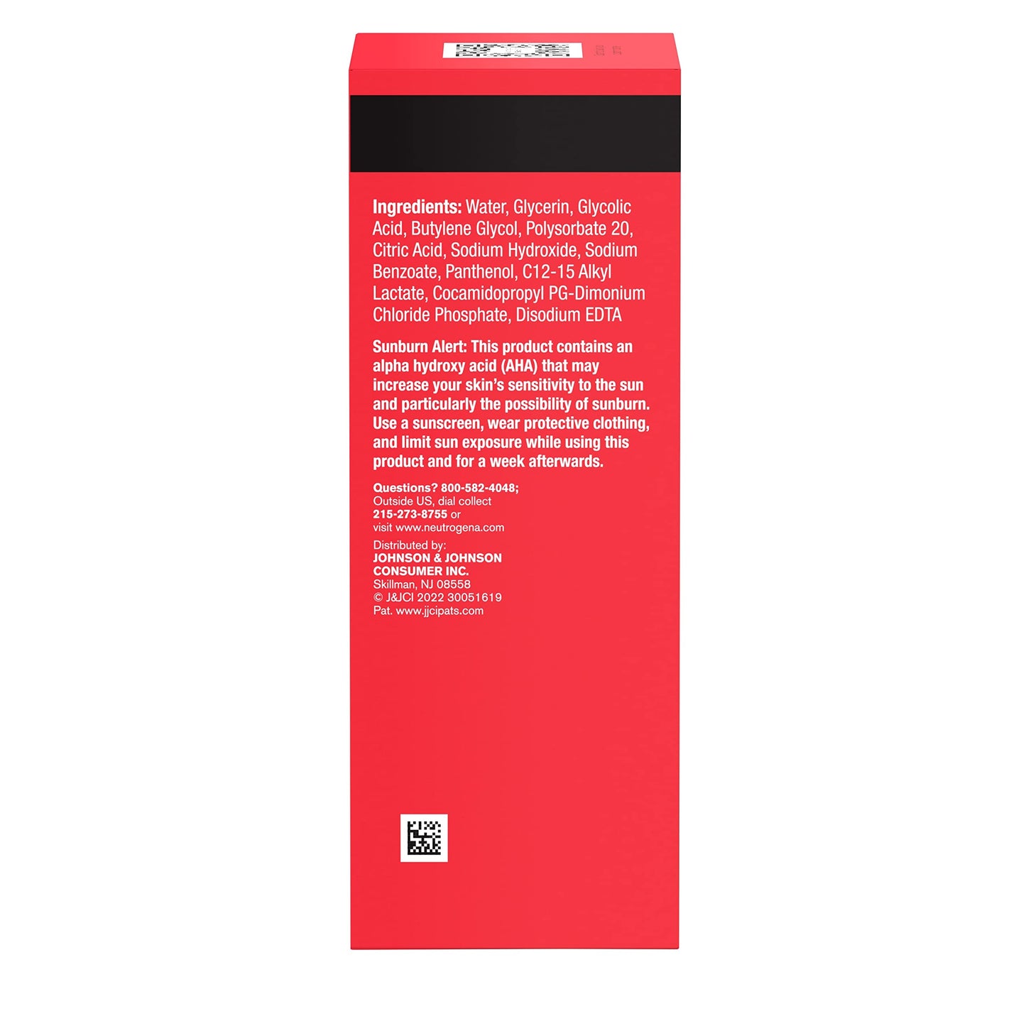 Neutrogena Stubborn Texture Liquid Exfoliant with 7% AHA Blend & Pro-Vitamin B5 designed for Acne-Prone & Oily Skin, Liquid Face Exfoliator, Oil- & Fragrance-Free, 4.3 fl. oz