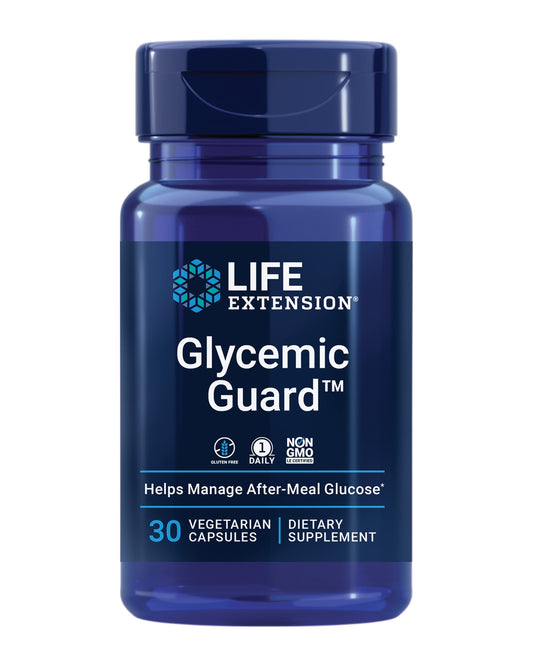 Life Extension Glycemic Guard™, Clove Extract, Maqui Berry (Aristotelia chilensis), Helps Maintain Already Healthy glycemic Balance, Vegetarian, Gluten-Free, 1-Daily, Non-GMO, 30 Capsules