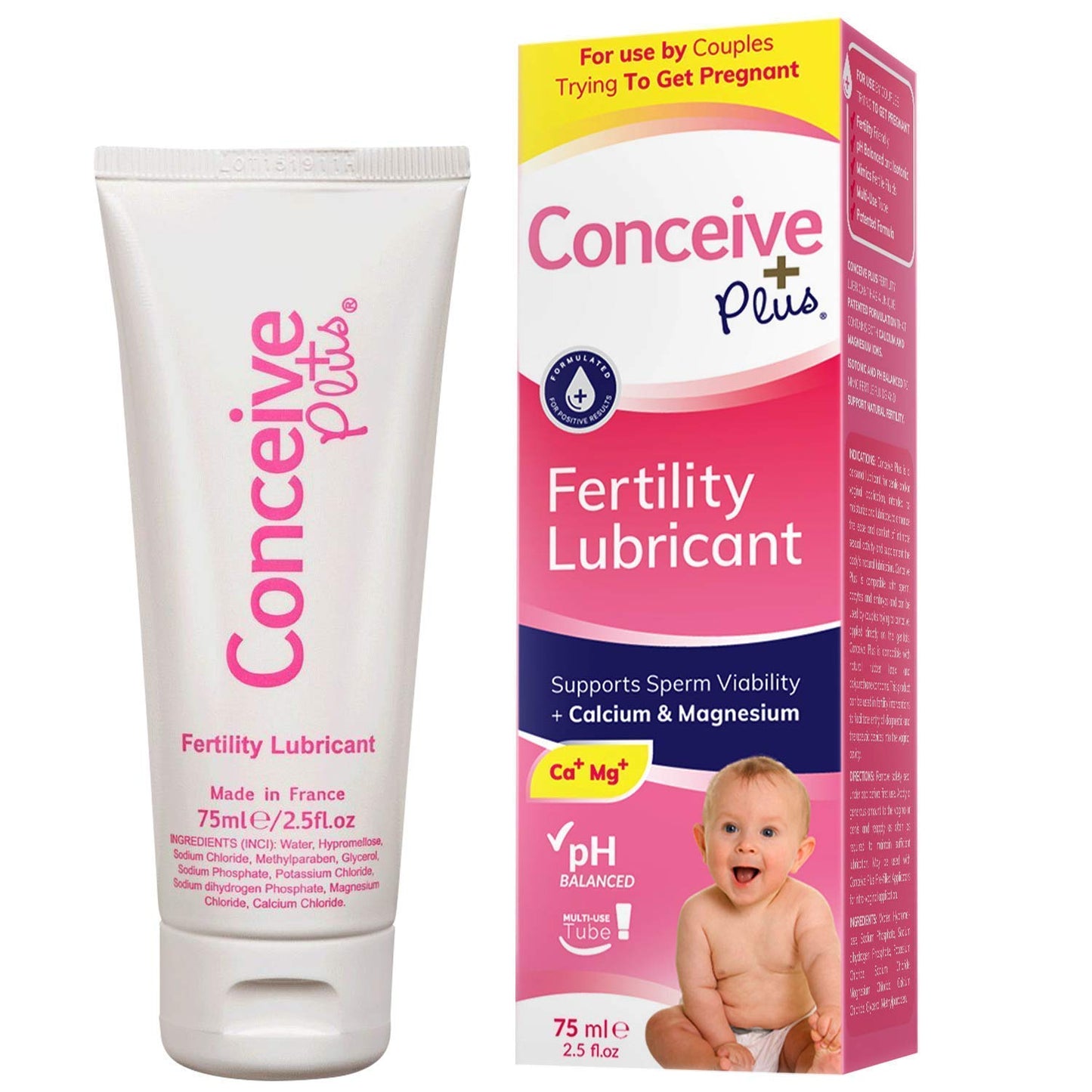 Pre-Order | Arrives in 5–10 Days – CONCEIVE PLUS Complete Fertility Bundle - Trying To Conceive Couples Kit TTC Fertility Supplements and Sperm Friendly Lubricants