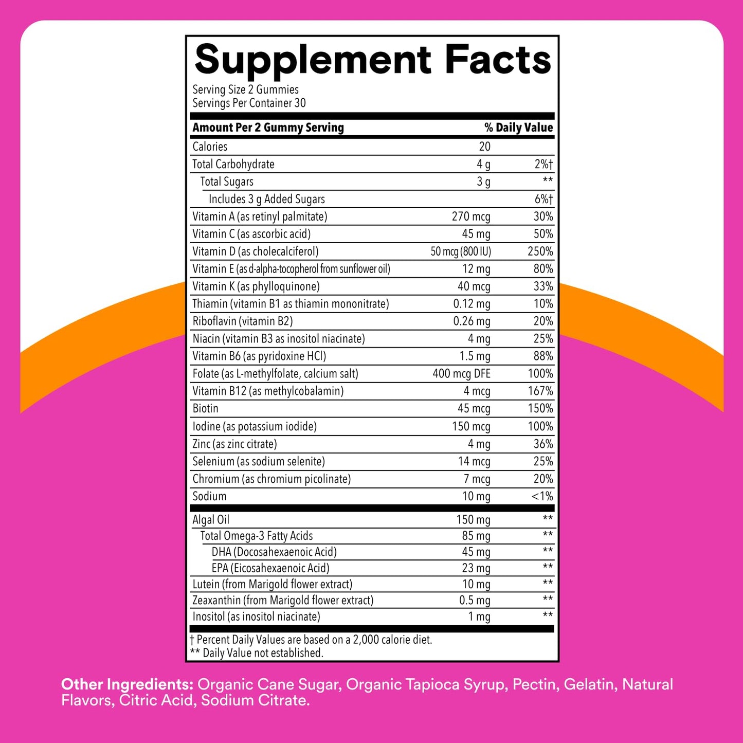 Pre-Order | Arrives in 5–10 Days – SmartyPants Teen Girl Multivitamin Gummies - Improved Formula: Omega 3 (DHA/EPA), Vitamin C, D3, B12, Vitamin A, K & Zinc, Biotin to Support Hair, Skin & Nails, Gluten Free, 60 Count (30 Day Supply)