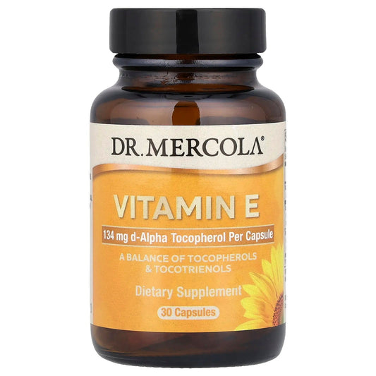 Pre-Order | Arrives in 5–10 Days – Dr. Mercola
Vitamin E, 134 mg, 30 Capsules