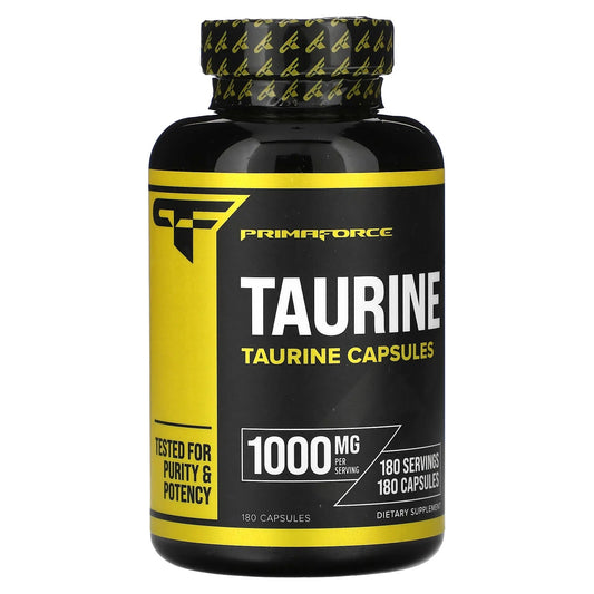 Primaforce
Taurine, 1,000 mg, 180 Capsules