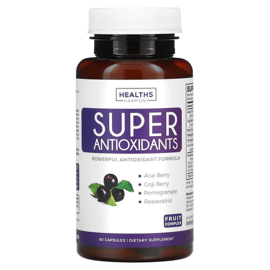Healths Harmony
Super Antioxidants, 60 Capsules