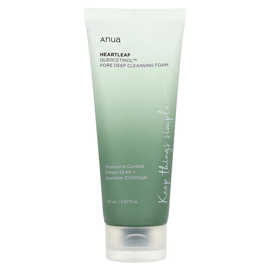 Pre-Order | Arrives in 5–10 Days – Anua
Heartleaf Quercetinol, Pore Deep Cleansing Foam , 5.07 fl oz (150 ml)