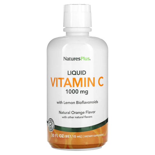 NaturesPlus
Liquid Vitamin C, Natural Orange, 1,000 mg, 30 fl oz (887.10 ml)