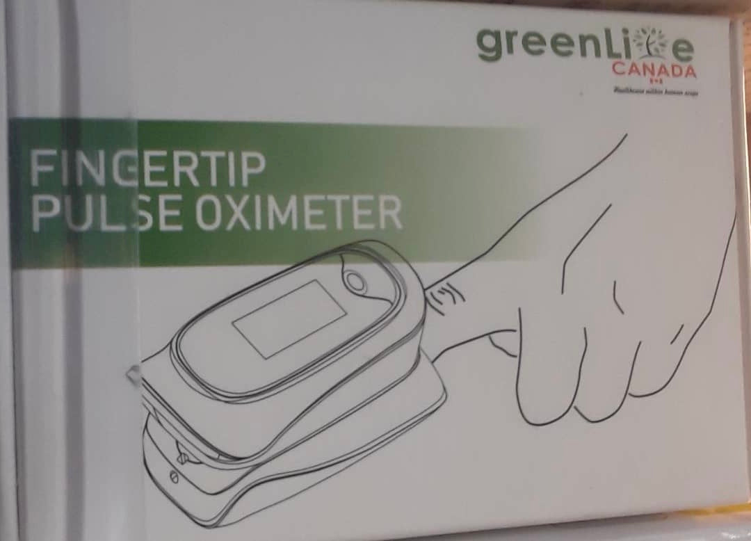 GREENLIFE CANADA FINGERTIP PULSE OXIMETER