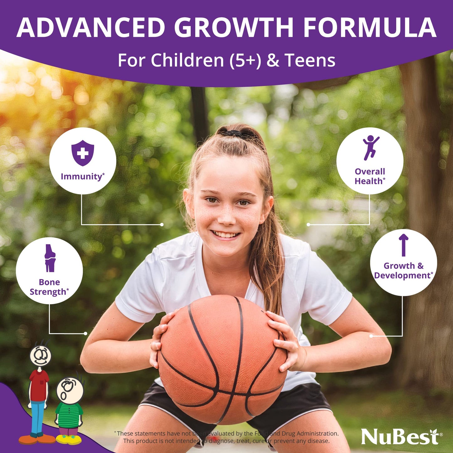NuBest Bundle Tall Growth Protein Powder Tall for Teens Bone Strength, Brain Growth