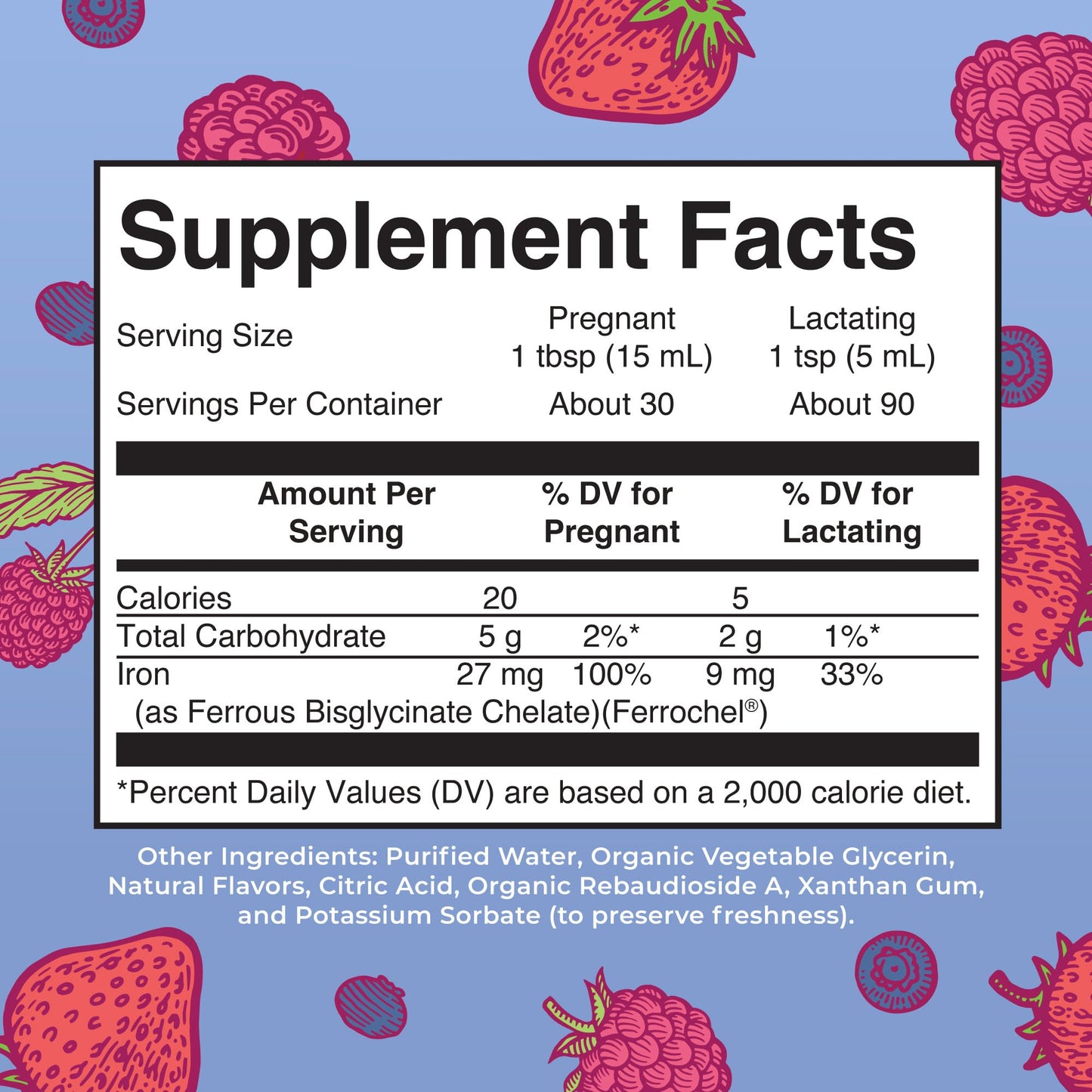 MaryRuth Organics | Liquid Iron Supplement Prenatal & Postnatal for Pregnant & Lactating | Iron Deficiency | Immune Support | Sugar/Gluten Free | Vegan | Non-GMO | 15.22 Fl Oz