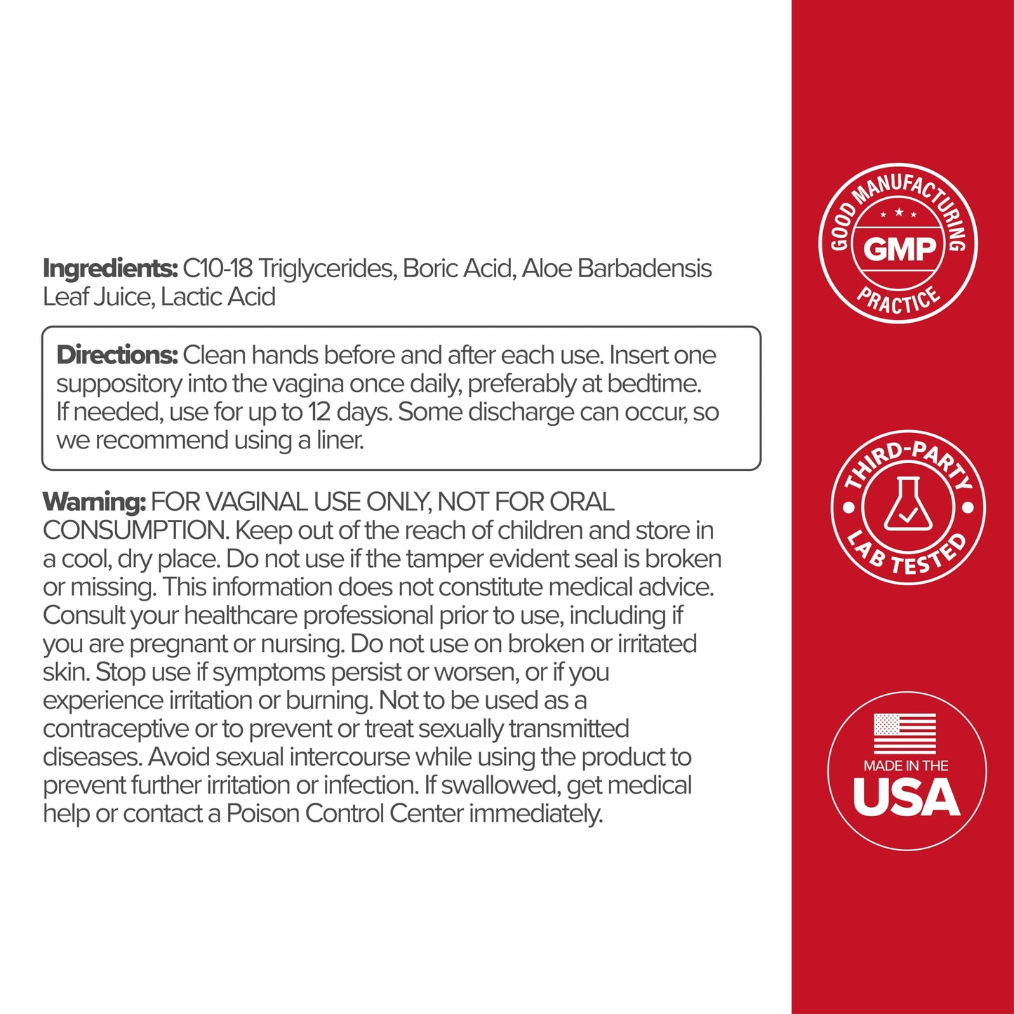 O Positiv URO Vaginal Probiotic and URO Boric Acid Vaginal Suppository Bundle