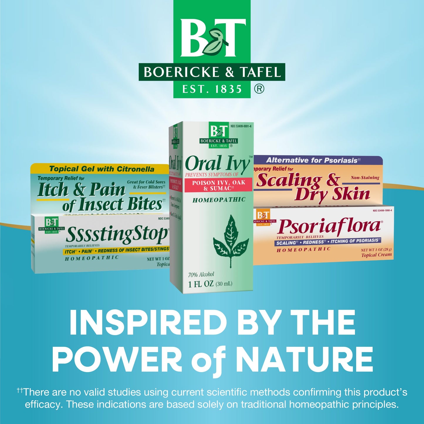 Nature's Way Boericke & Tafel Oral Ivy Liquid, Poison Ivy & Oak Treatment**, Relieves Itching & Burning**, 1 Fl. Oz
