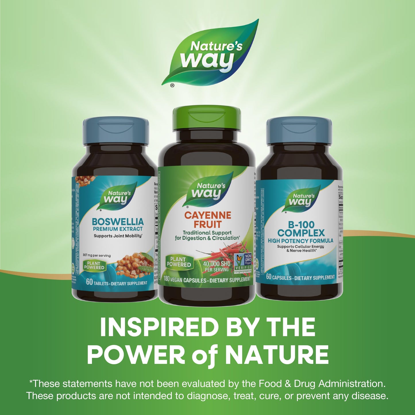 Nature's Way Cayenne Pepper, Traditional Digestion and Circulation Support*, Naturally-occurring Capsaicin, Non-GMO Project Verified, Gluten Free, 180 Vegetarian Capsules (Packaging May Vary)
