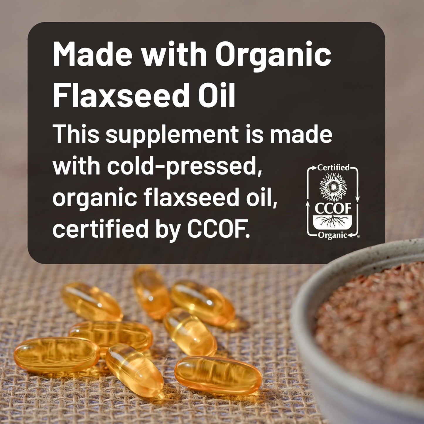 NatureWise Flaxseed Oil 1200 mg, Fish Free Omega 3 6 9 with 720mg ALA, Dietary Supplement for Heart Health Support - Organic, Cold Pressed, Non-GMO - 60 Softgels[2-Month Supply]