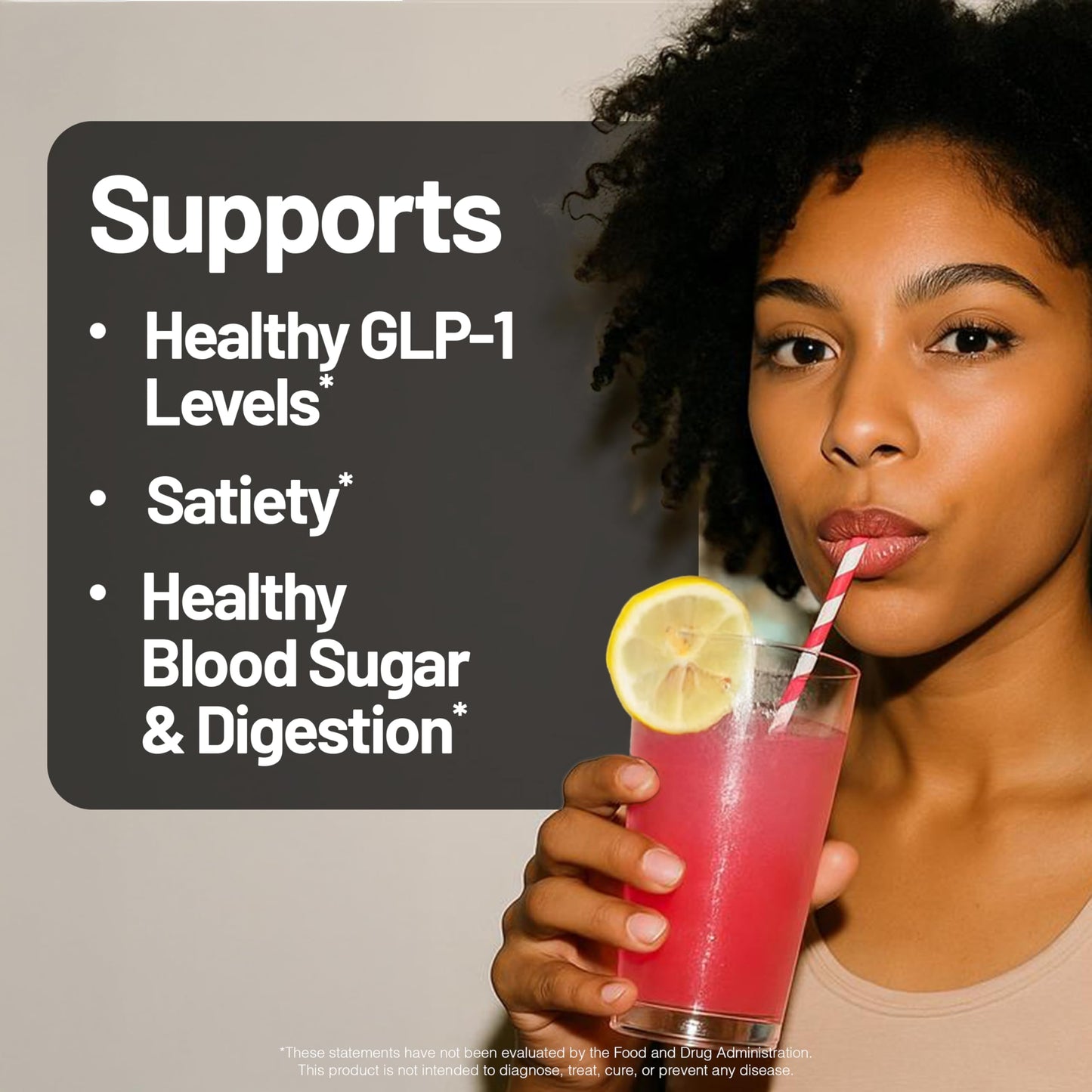 NatureWise FiberGLP Powder - High Fiber GLP-1 Supplement - Supports GLP-1 Levels & Satiety* with Clinically Proven Fibersol® - Vegan & Sugar Free - Strawberry Lemonade Flavor - 4 oz[20 Servings]