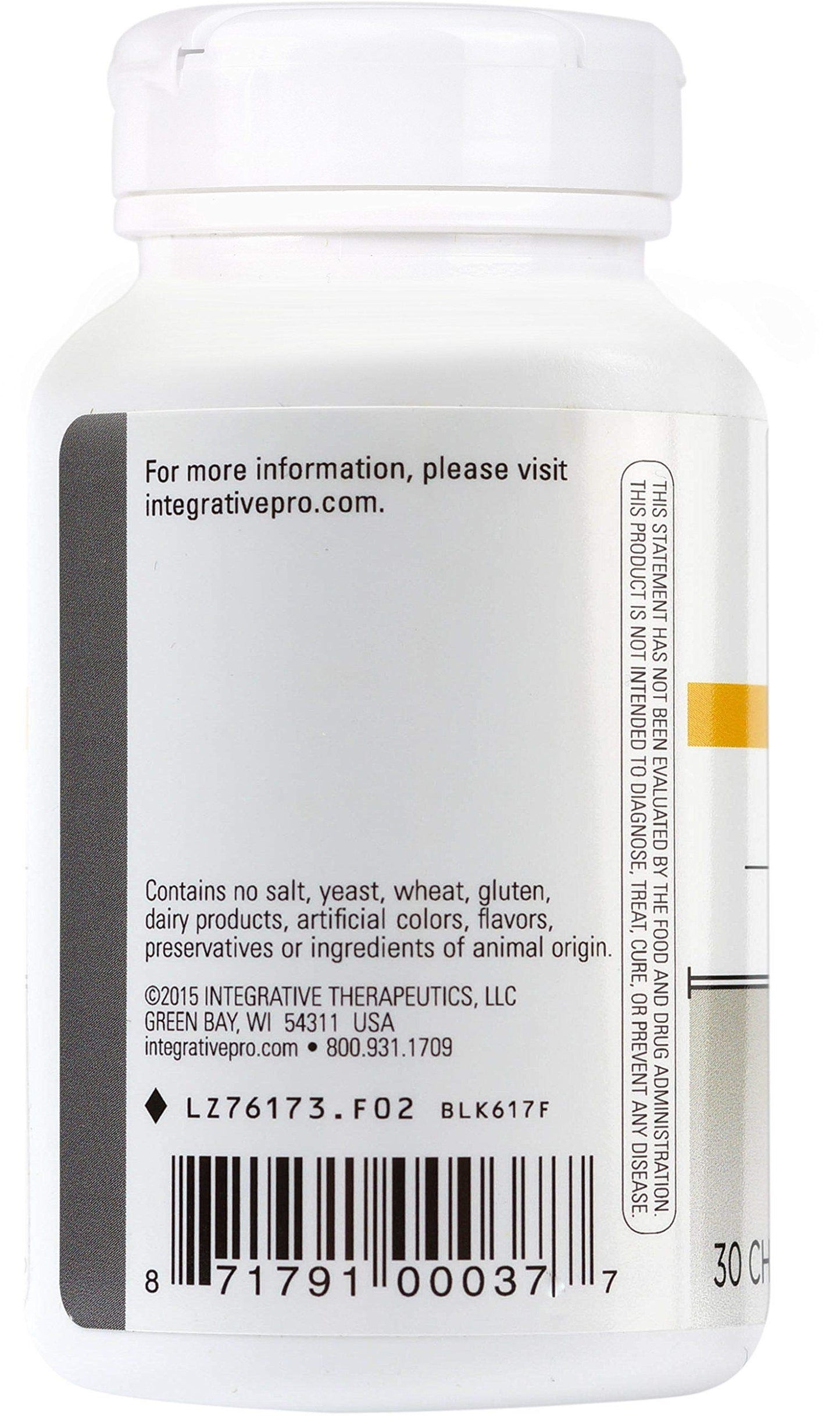 Integrative Therapeutics - Vitaline CoQ10 (200mg) - Supports Heart & Brain Health* - Chocolate Flavored - 30 Chewable Wafers