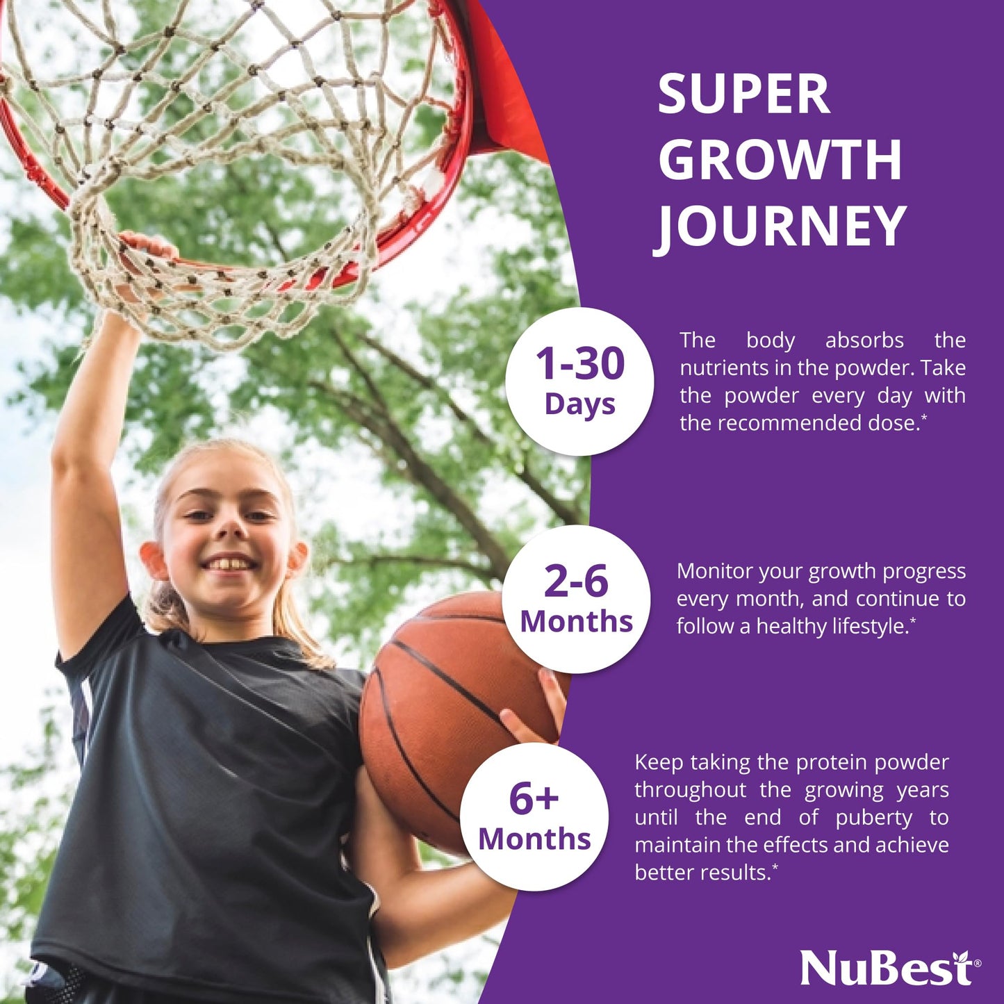 NuBest Bundle Tall Growth Protein Powder Tall for Teens Bone Strength, Brain Growth