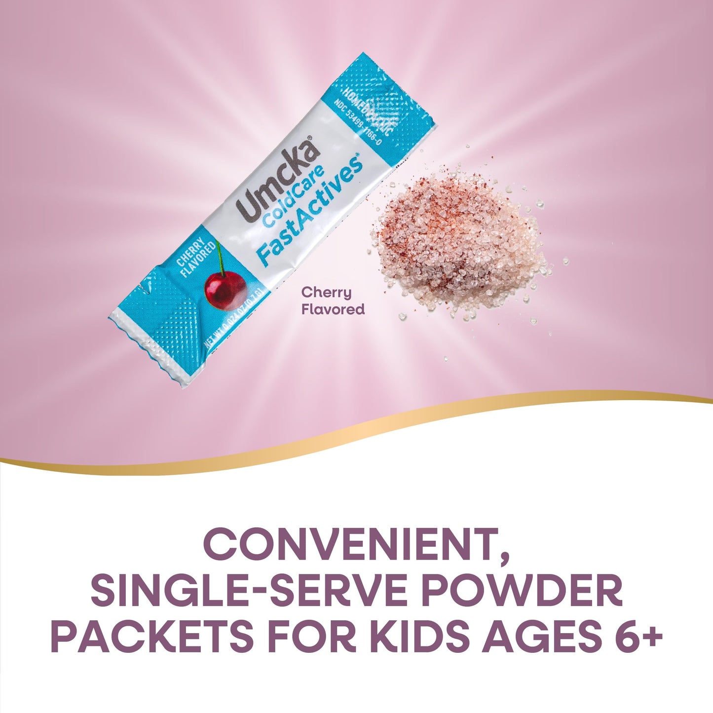Nature's Way Umcka ColdCare Children's Cherry FastActives, 10 Count (Packaging May Vary)