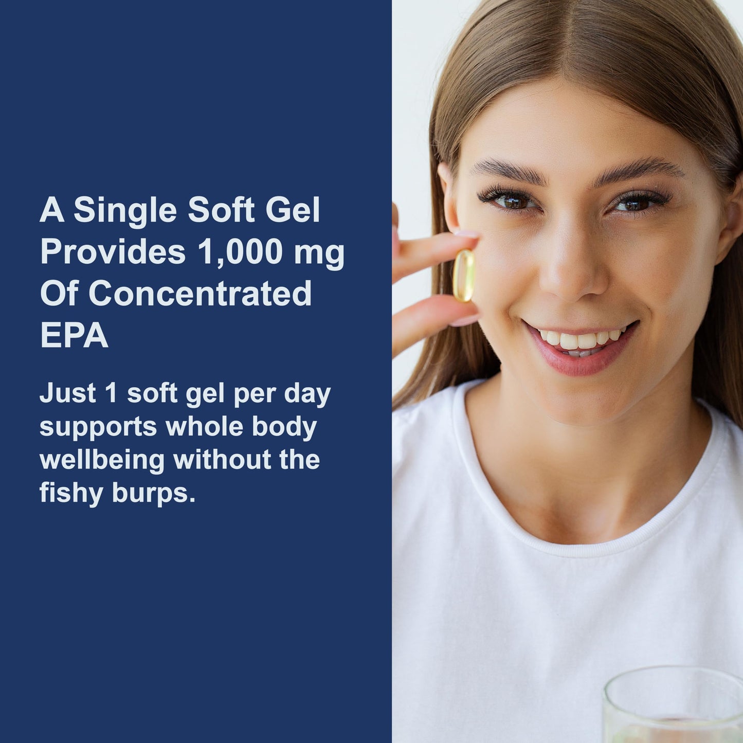 Carlson - Elite EPA Gems, 1000 mg EPA Fish Oil, Wild-Caught, Norwegian Fish Oil Supplement, Sustainably Sourced, Helps Maintain Healthy Triglyceride Levels, 60 Softgels
