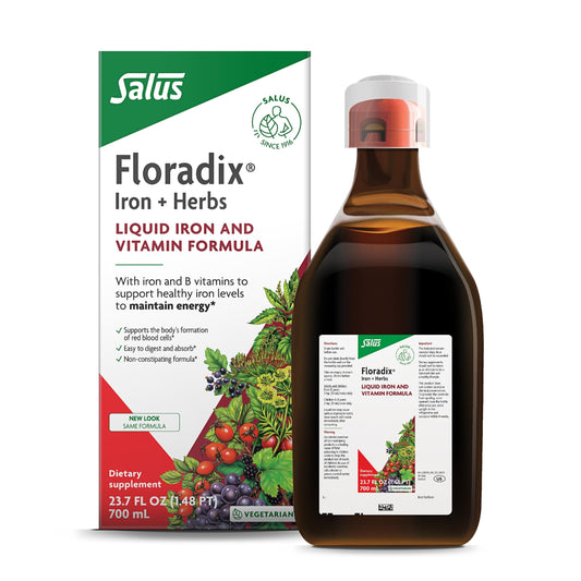 Pre-Order | Arrives in 5–10 Days – Floradix by Salus Iron & Herbs - Liquid Herbal Supplement for Energy Support* - Iron Supplement with Vitamin C & B Complex Vitamins - for Men & Women - 23.7 Fl Oz
