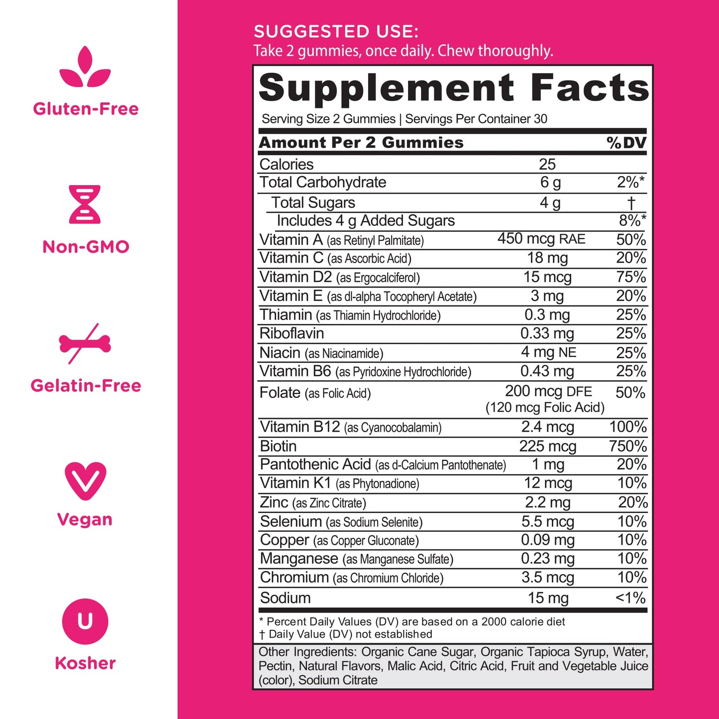 Pre-Order | Arrives in 5–10 Days – 
Goli Women’s Multivitamin Gummies - 60 Count - All 13 Essential Vitamins, and Key Minerals - Kosher, Gluten-Free, Vegan, and Non-GMO.