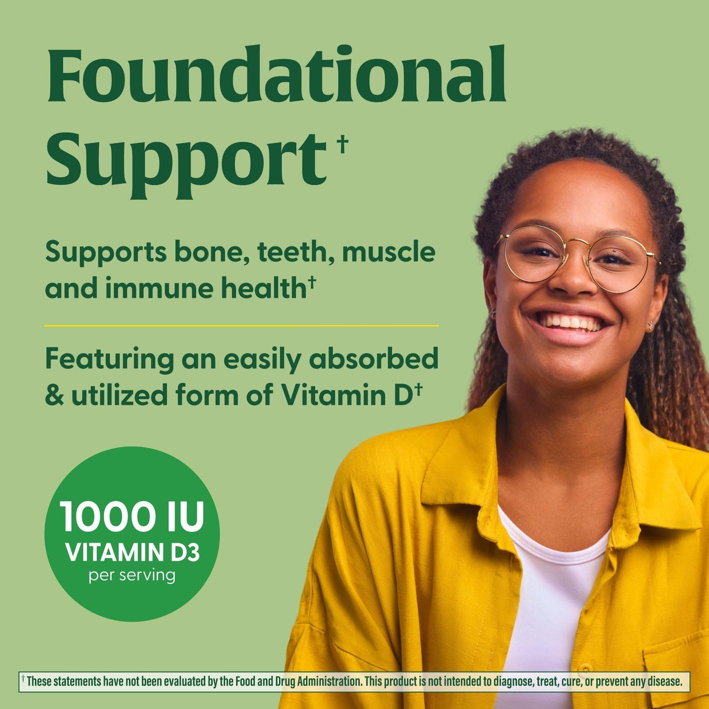 Pre-Order | Arrives in 5–10 Days – MegaFood Vitamin D3 1000 IU (25 mcg) - Vitamin D Supplements with Real Food, Immune Support, Supports Bones, Teeth & Muscles, Vegetarian, Gluten-Free, Non-GMO, Kosher – 90 Tablets, 90 Servings