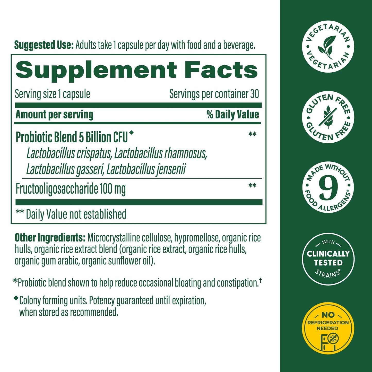 MegaFood Womens Probiotic + Prebiotic - Gluten-Free Prebiotics and Probiotics for Women, Supports Digestive Health & Regularity, Vaginal Probiotics for Healthy pH Levels, Vegetarian - 30 Capsules