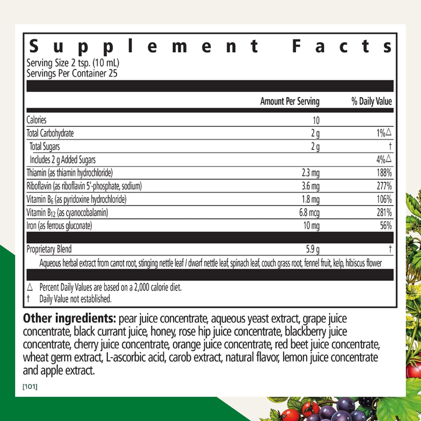 Pre-Order | Arrives in 5–10 Days – Floradix by Salus Iron & Herbs - Liquid Herbal Supplement for Energy Support* - Iron Supplement with Vitamin C & B Complex Vitamins - for Men & Women - 8.5 Fl Oz