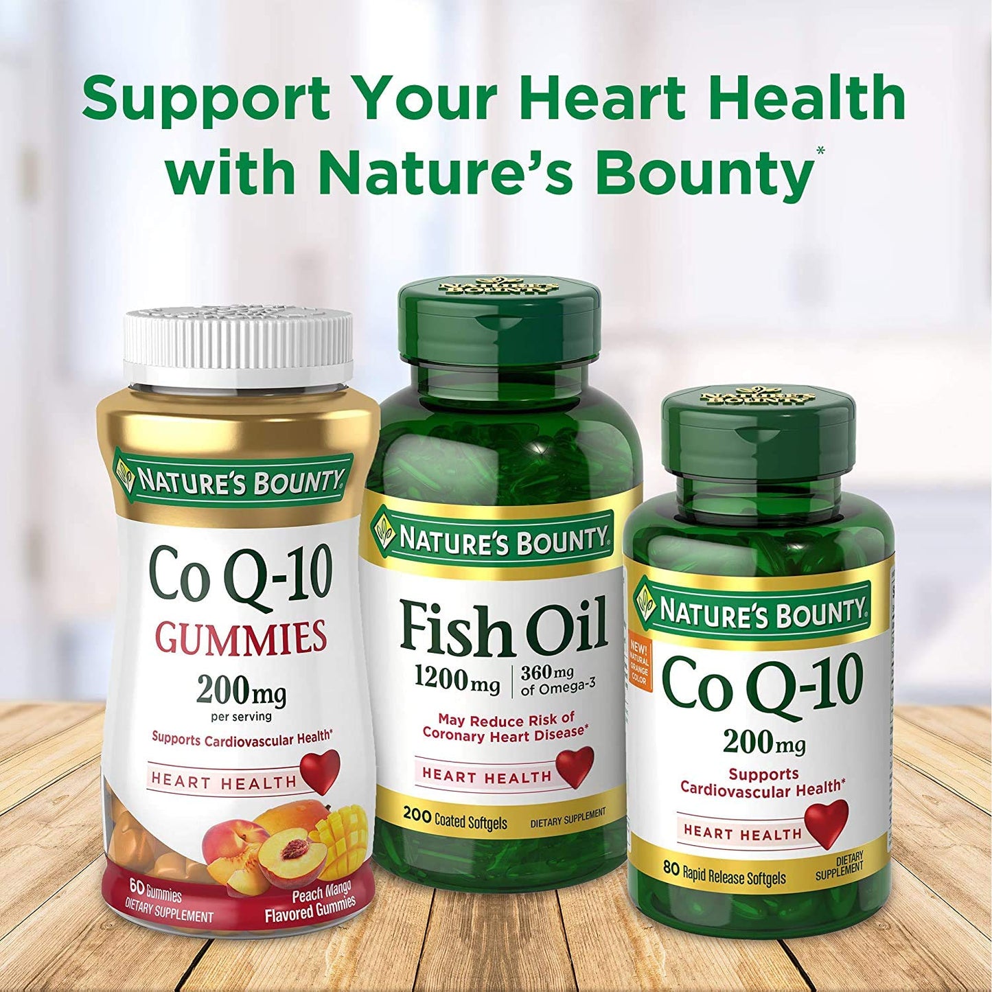 Nature's Bounty Garlic Extract, Herbal Supplement, Supports Circulatory Function, 1000mg, 100 Rapid Release Softgels, Pack of 3