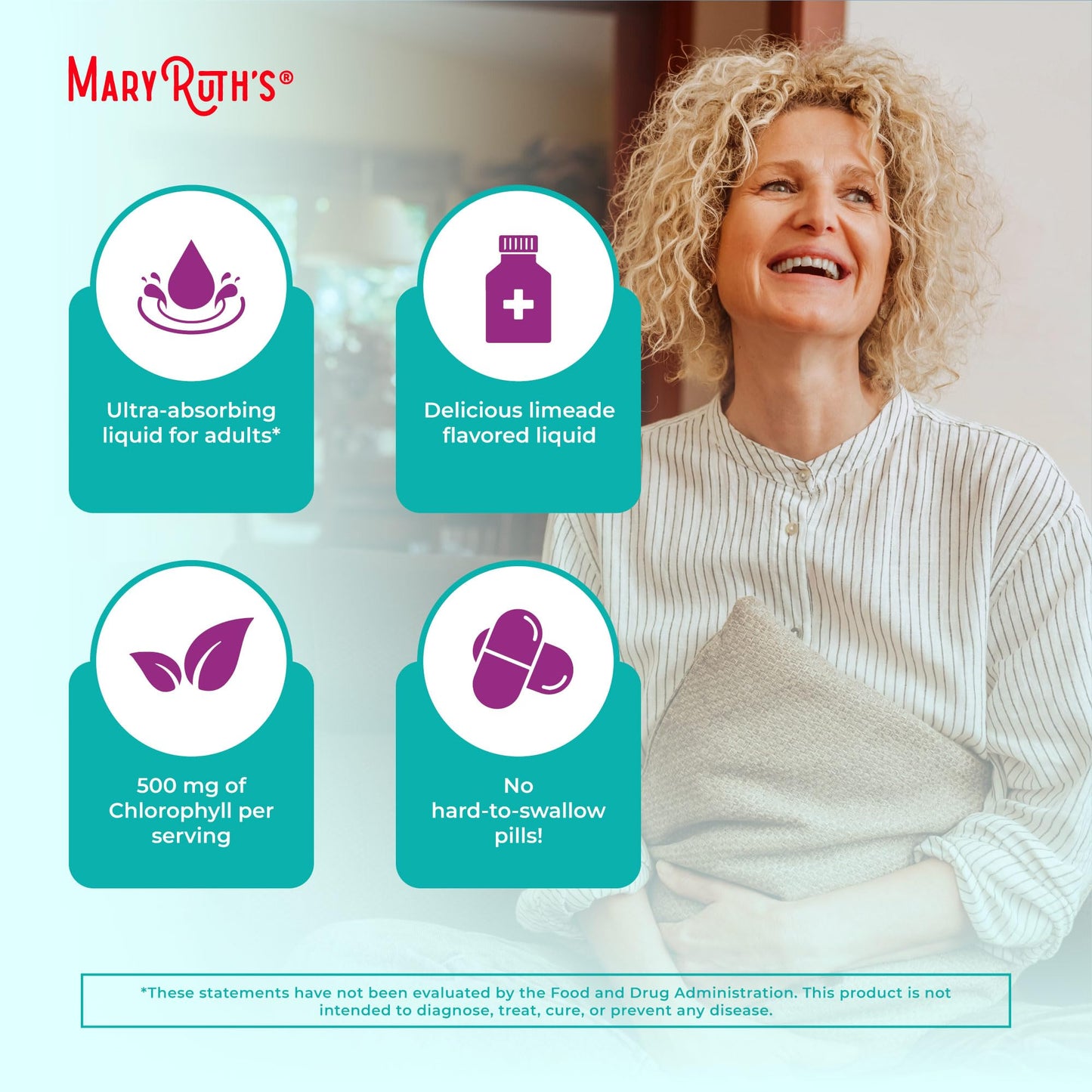 MaryRuth Organics Sea Moss Liposomal (Limeade) & Hair Growth MAX (Almond Cookie) | Clean Label Project Verified® | Vitamins for Energy, Immunity, & Beauty | Vegan, Gluten-Free, Non-GMO