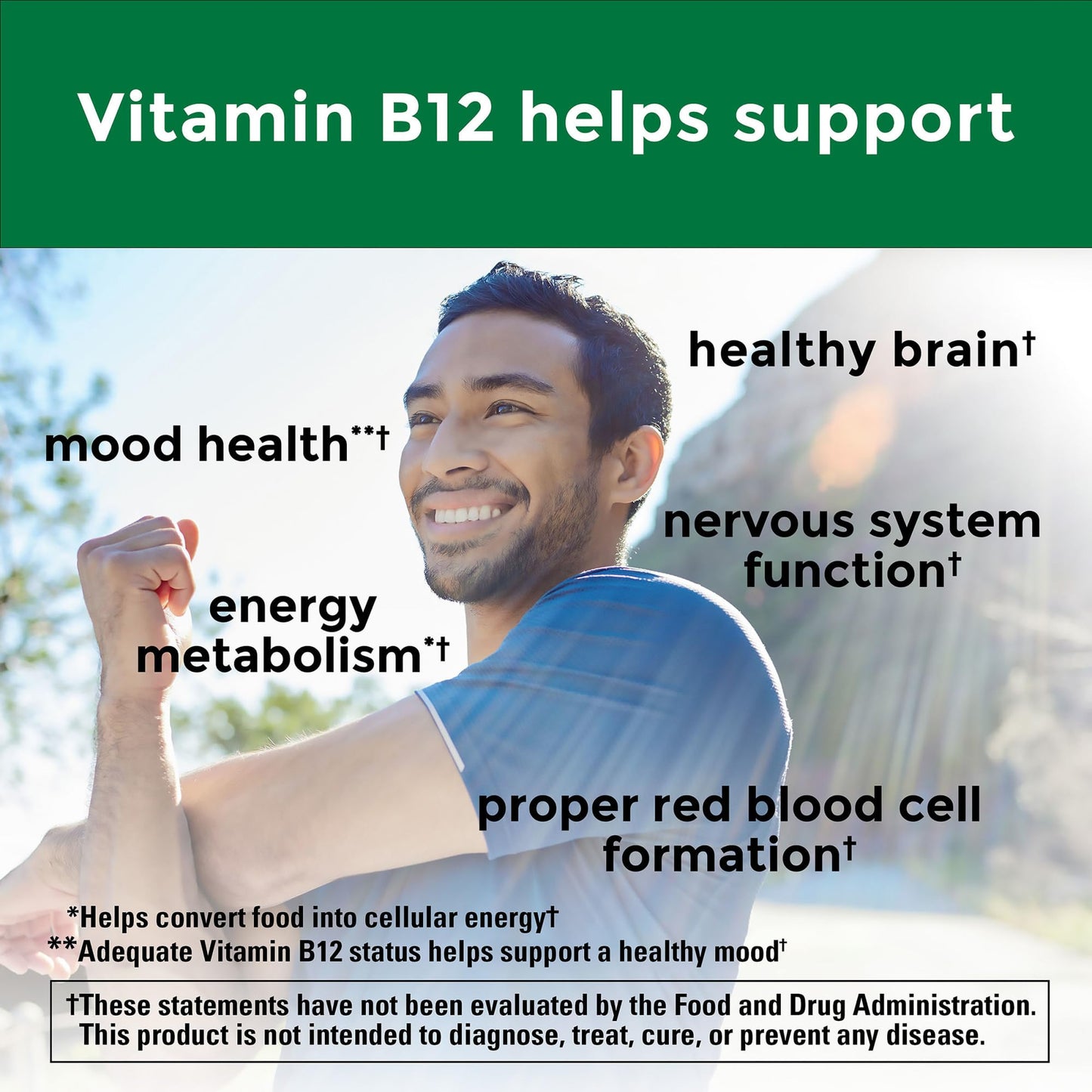 Nature Made Energy B12 1000 mcg, Dietary Supplement for Energy Metabolism Support, 80 Gummies, 40 Day Supply (Pack of 2)