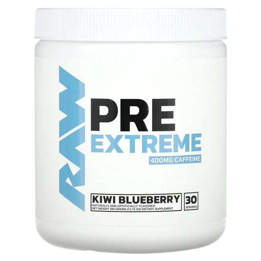 Raw Nutrition
Pre Extreme, Kiwi Blueberry, 13.75 oz (390 g)