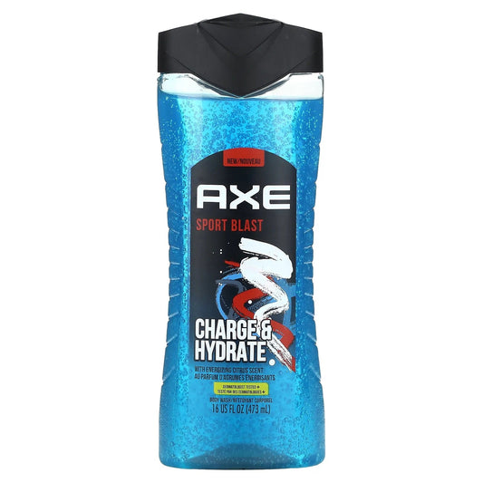 Pre-Order | Arrives in 5–10 Days – AXE
Sports Blast Body Wash, With Energizing Citrus, 16 fl oz (473 ml)