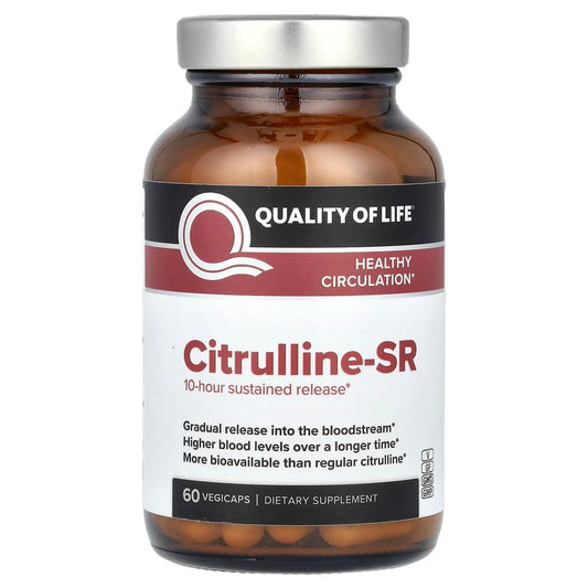 Quality of Life
Citrulline-DR, 800 mg, 60 Vegicaps (400 mg Per VegiCap)